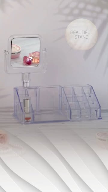 استند لوازم آرایشی اکرولیک شفاف