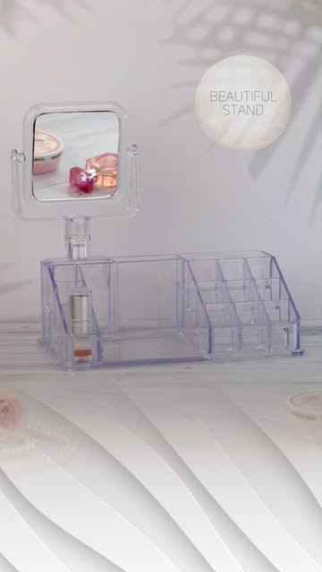 استند لوازم آرایشی اکرولیک شفاف