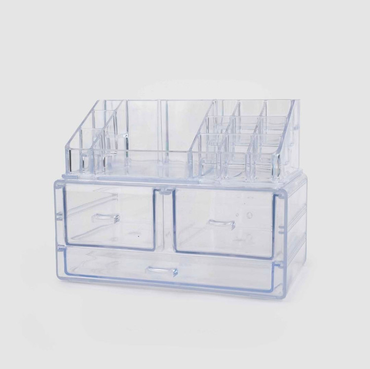 استند آرایشی سه کشو متوسط با رویه ساده کد 7063