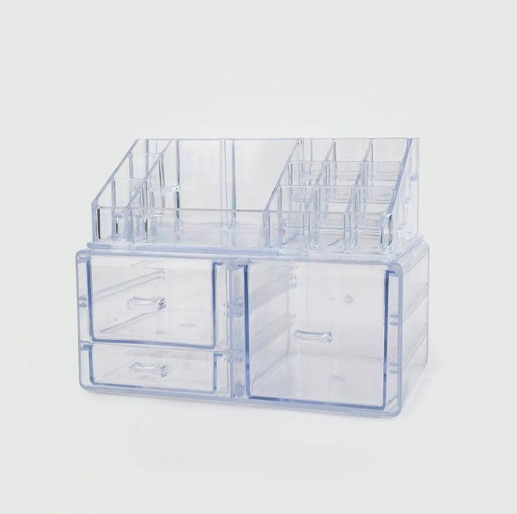 استند آرایشی سه کشو کوچک با رویه ساده کد 7044